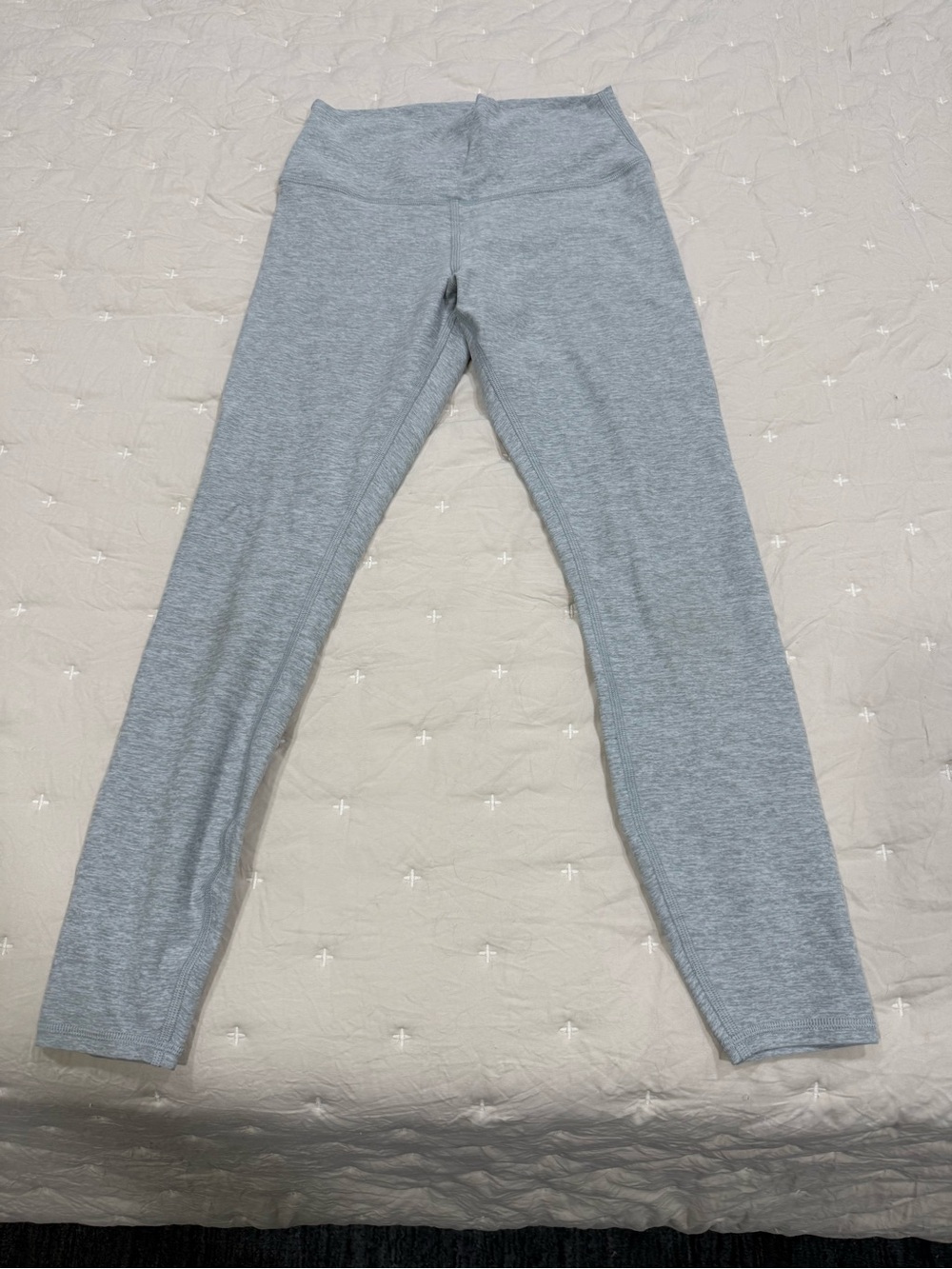 ALO Yoga Heather Gray High-Rise Leggings